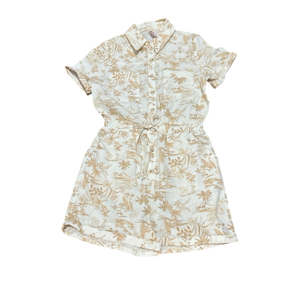 Franki Floral Button-Up Romper
